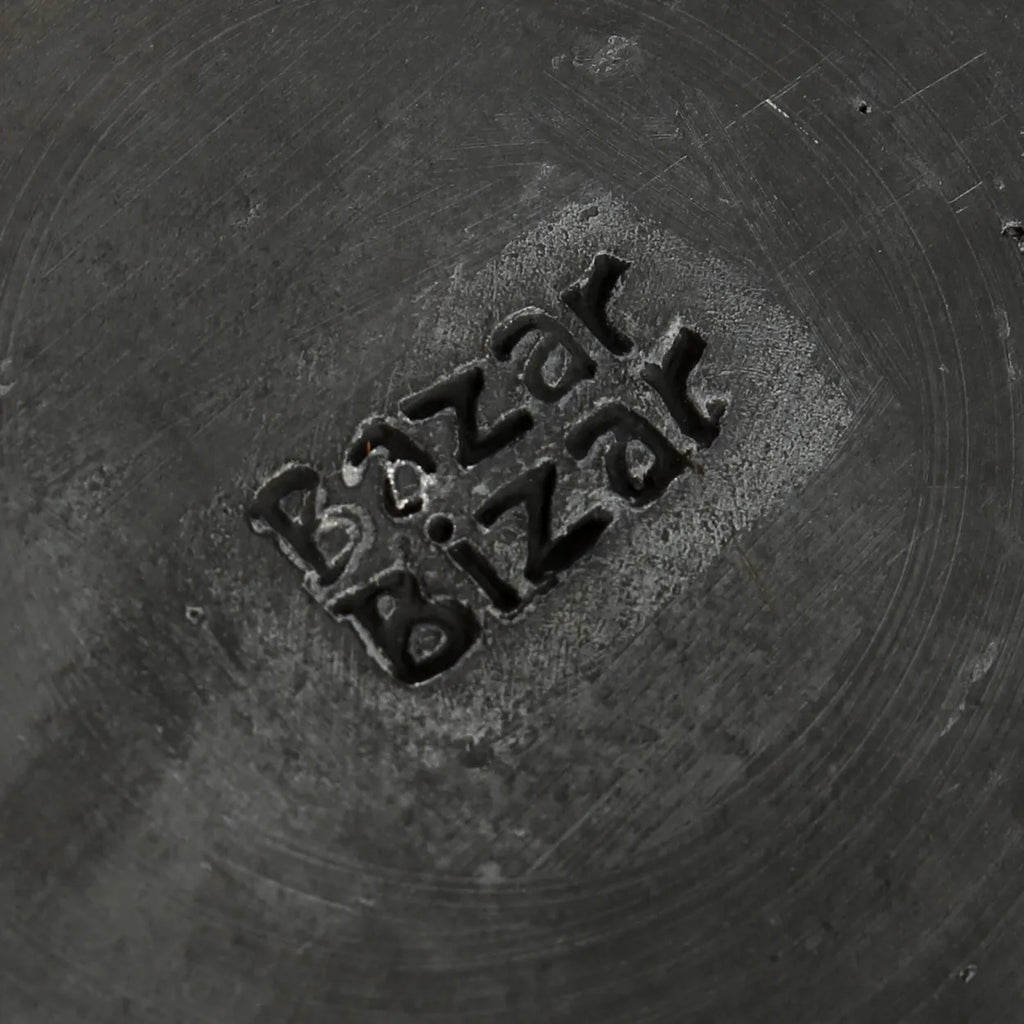 Bazar Bizar - Assiette 'Burned Classic' (Noir, M)