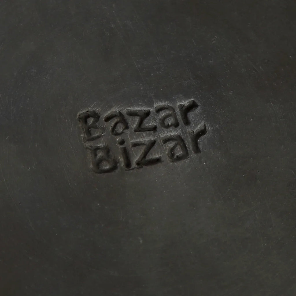 Bazar Bizar - Teller 'Burned Classic' (Schwarz, S)