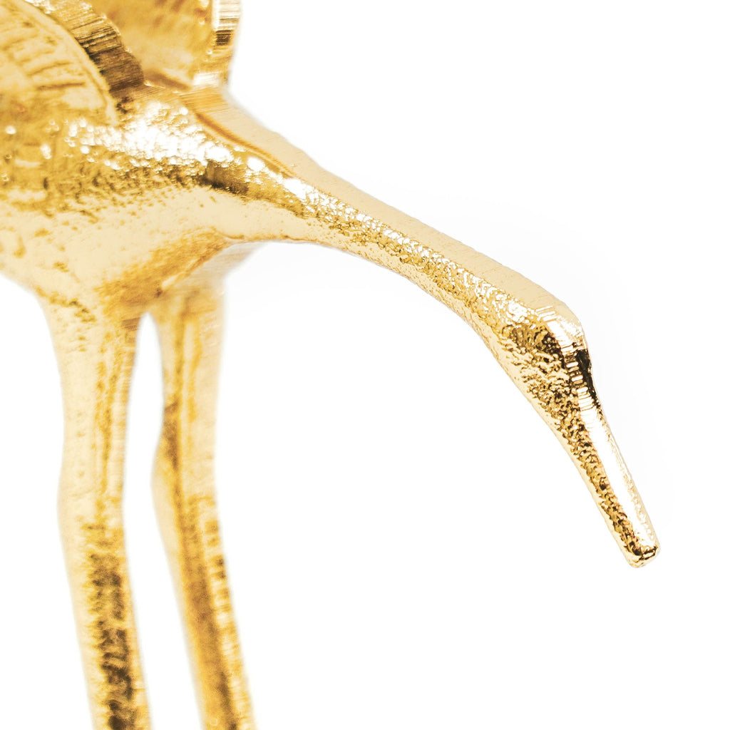 Housevitamin - Kerzenhalter 'Bird in Action' (Gold, 19cm)
