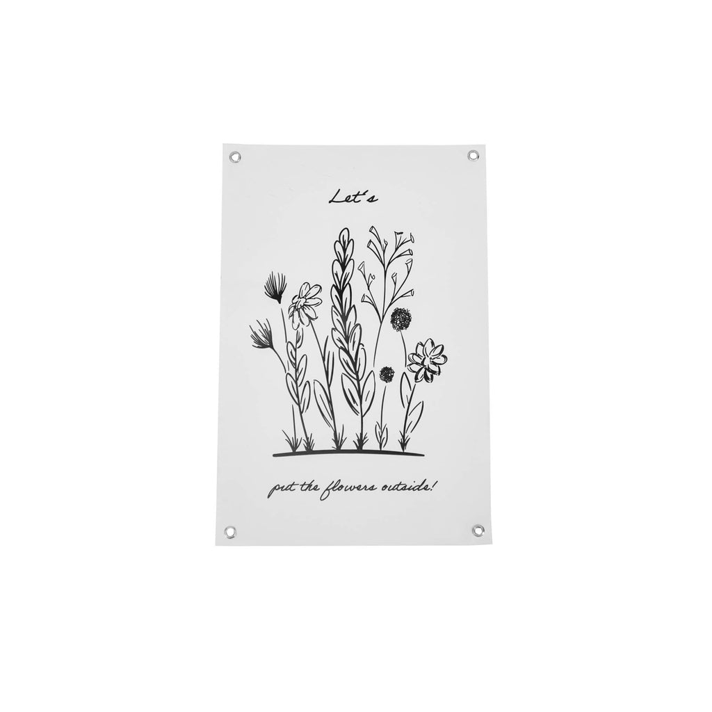 Housevitamin - Tuinposter 'Flowers' (40x60cm)