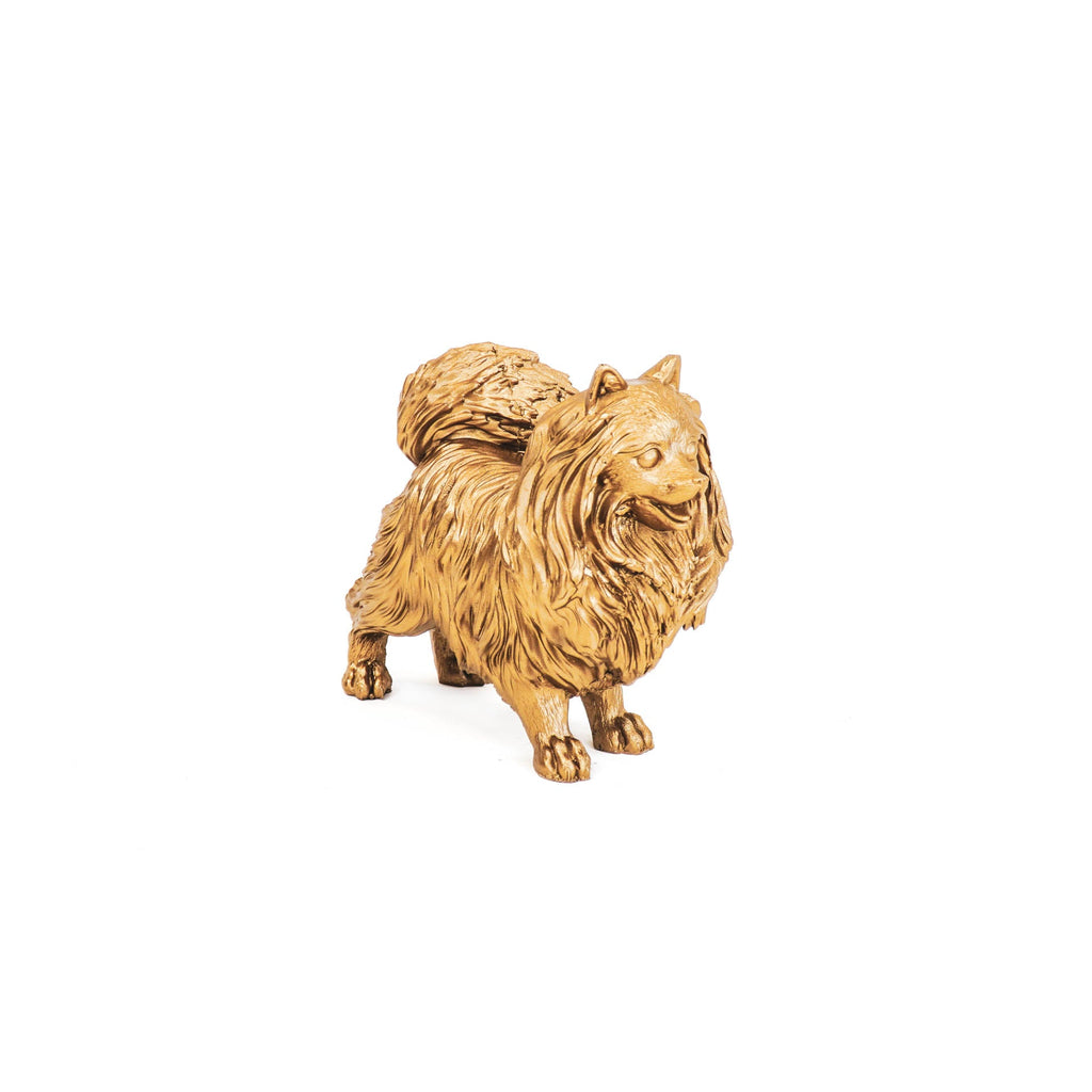 Housevitamin - Dekostatue 'Pomeranian' (Gold)