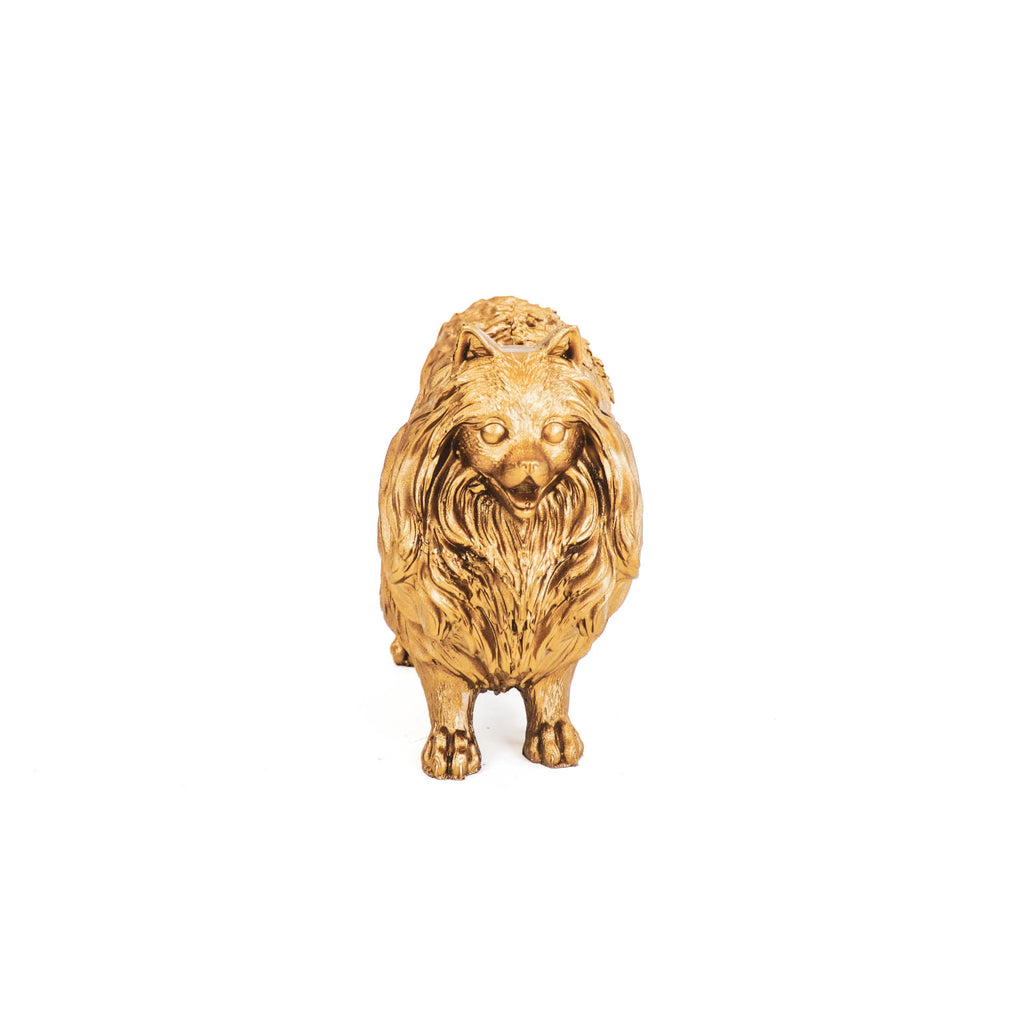 Housevitamin - Dekostatue 'Pomeranian' (Gold)