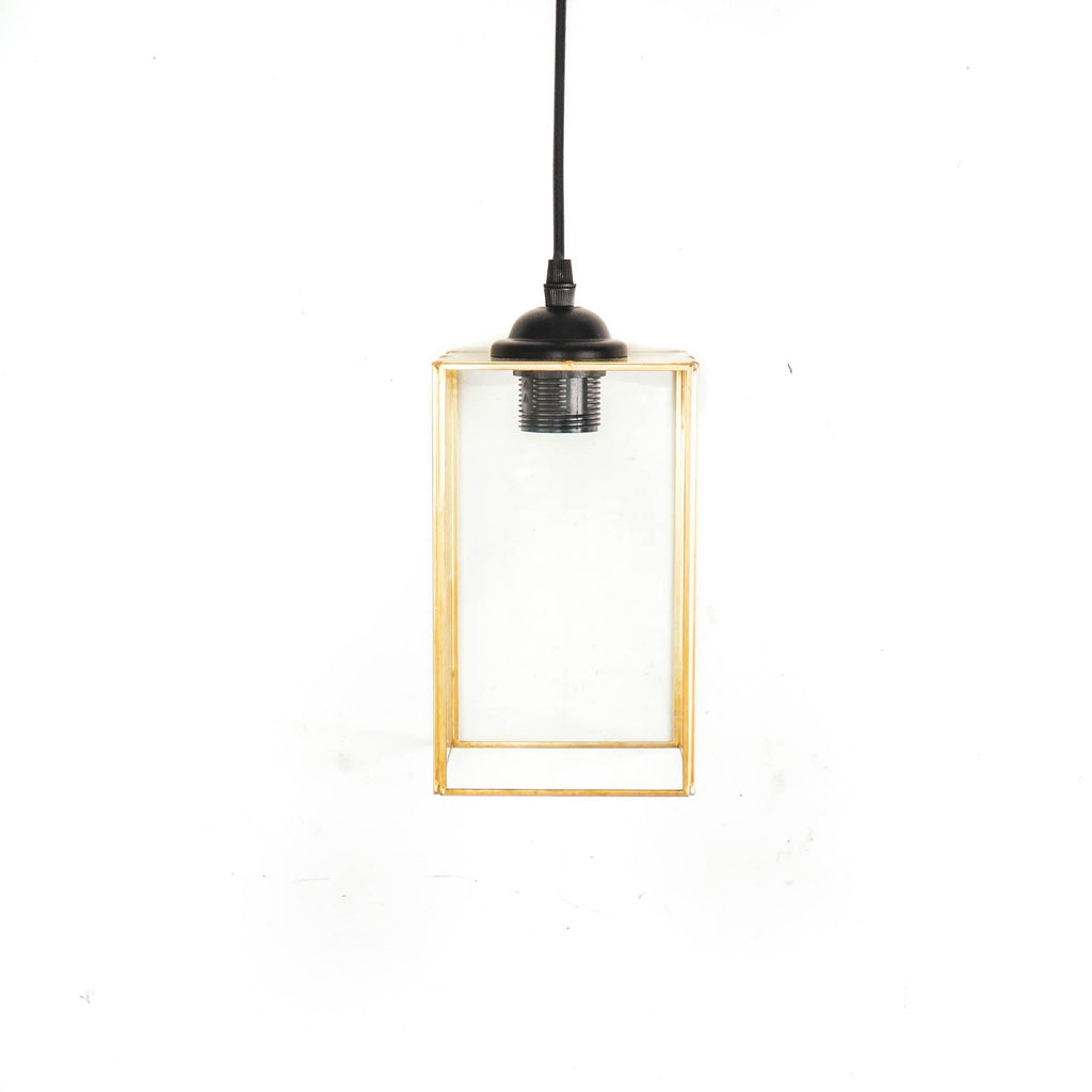 Housevitamin - Kleine hanglamp 'Stuart' (Goud, 25cm)