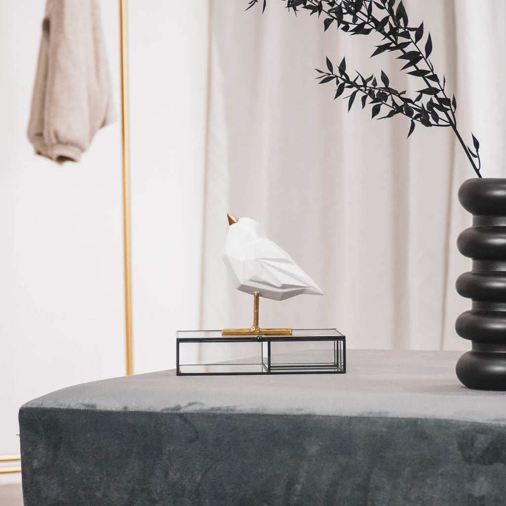 Housevitamin - Decoratief beeld 'Love bird' (Wit)