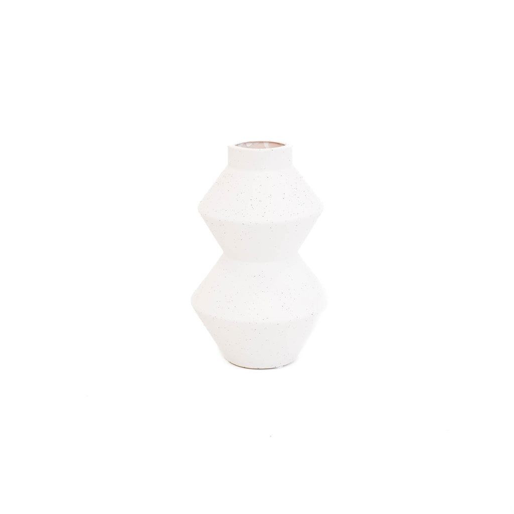 Housevitamin - Vase 'Organic' (Weiß, 22cm)