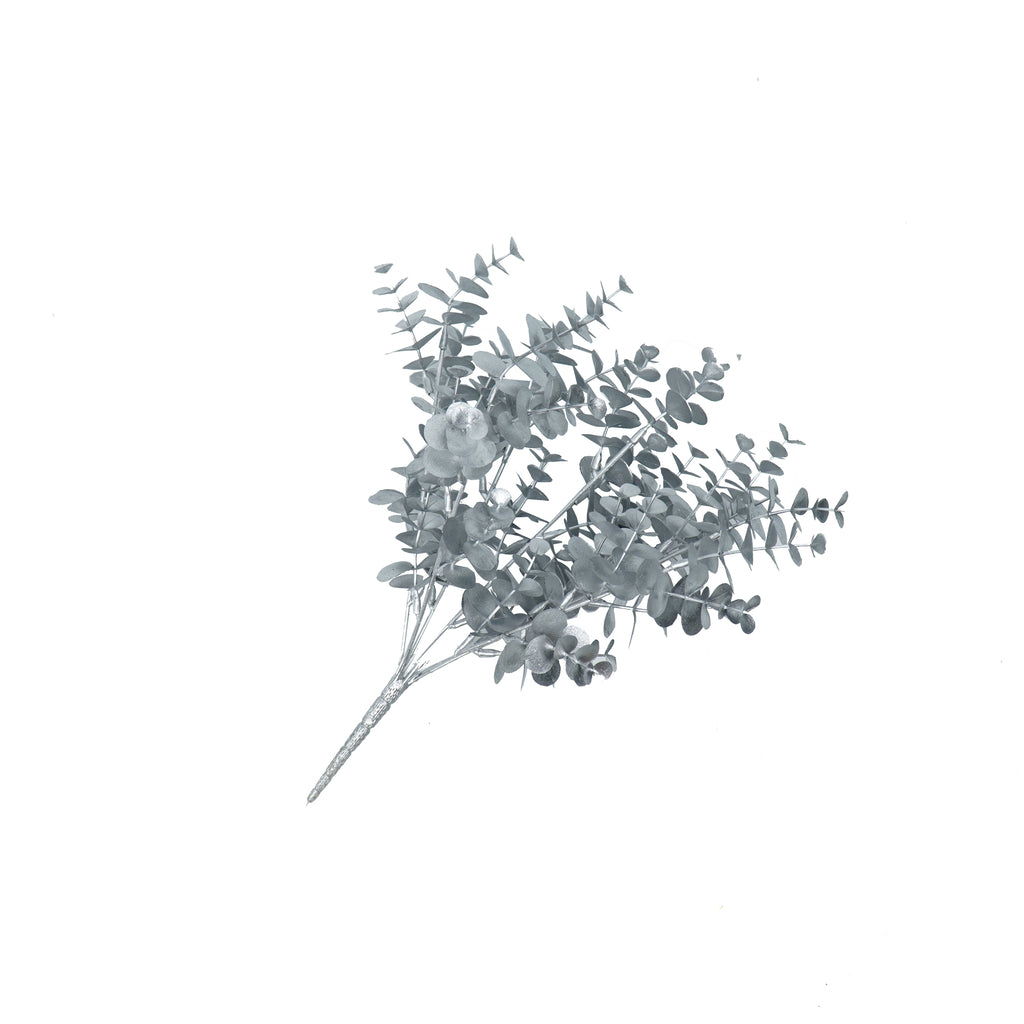 Housevitamin - Kunsttak 'Eucalyptus' (Zilver, 40cm)