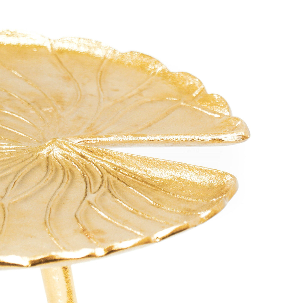 Housevitamin - Beistelltisch 'Lily' (Gold, 40cm)