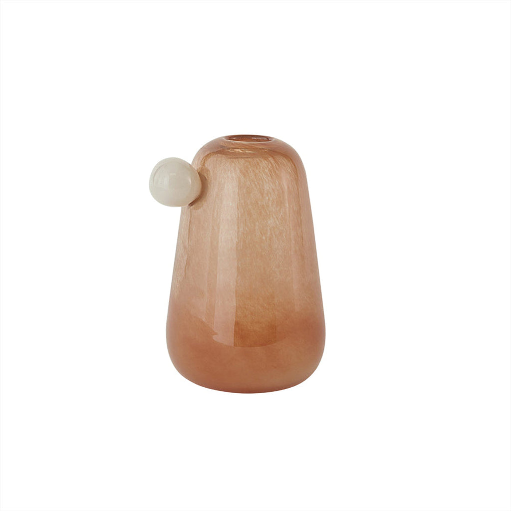 OYOY LIVING - Vase 'Inka' (Petit, Taupe)