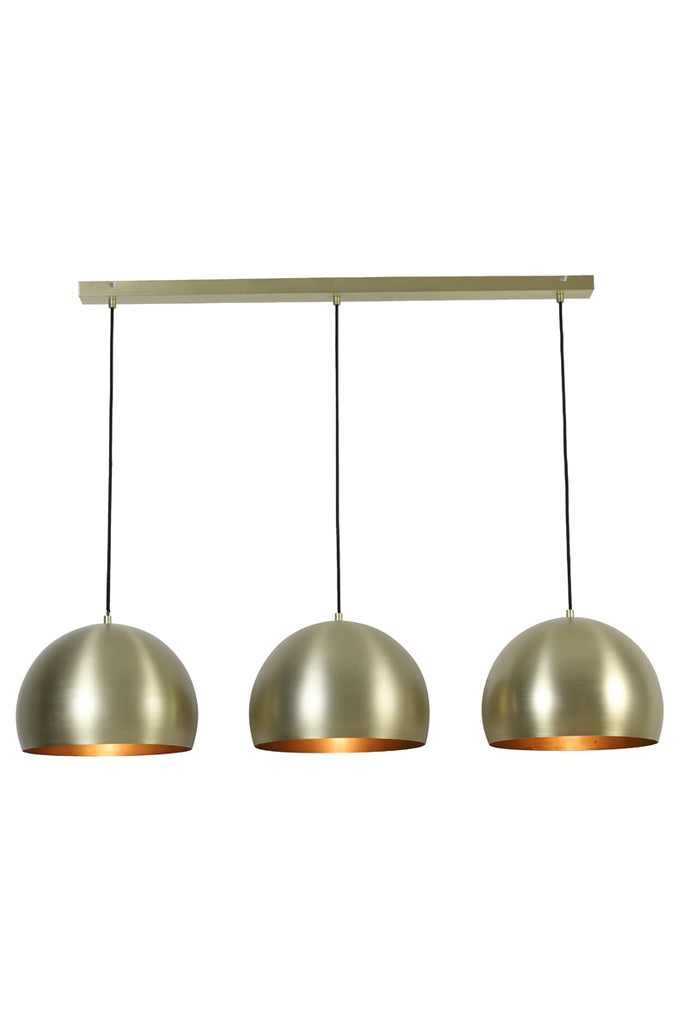 Light &amp; Living - Lampe suspendue 'Jaicey' (3 pièces, Or Mat)