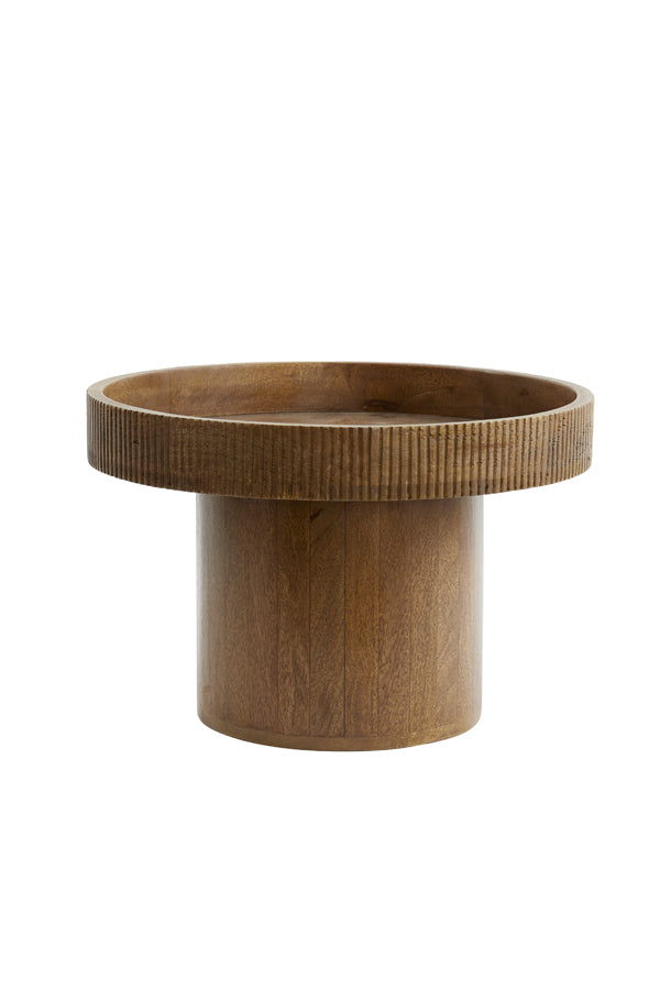 Light &amp; Living - Table d'appoint 'Kalomo' (Taille M, Bois, Marron Foncé)