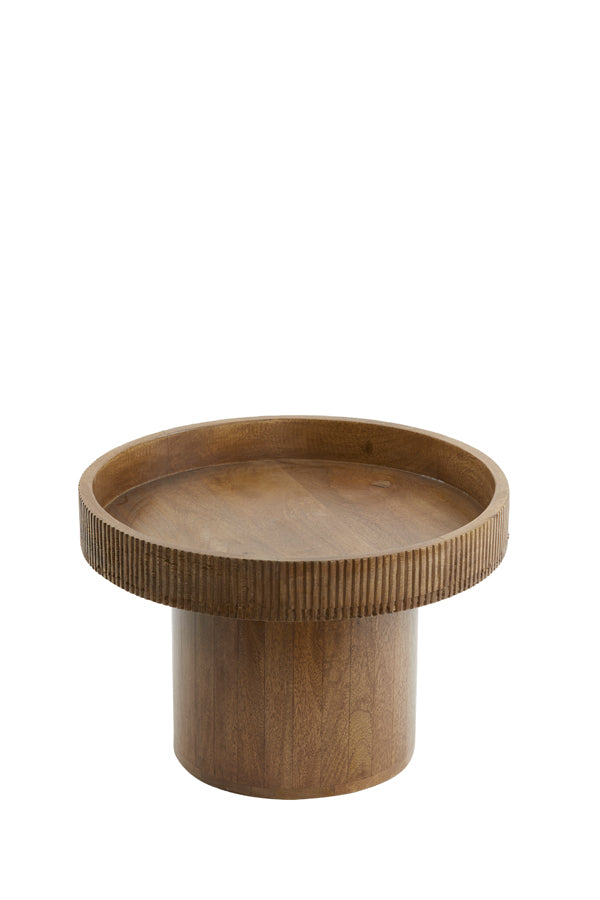 Light &amp; Living - Table d'appoint 'Kalomo' (Taille M, Bois, Marron Foncé)