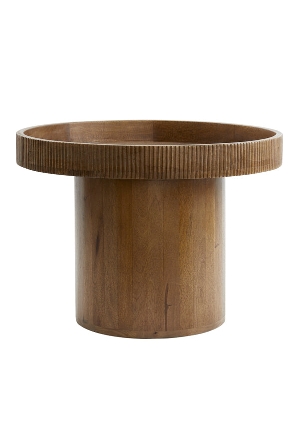 Light &amp; Living - Table d'appoint 'Kalomo' (Taille L, Bois, Marron Foncé)