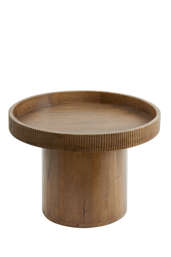 Light &amp; Living - Table d'appoint 'Kalomo' (Taille L, Bois, Marron Foncé)