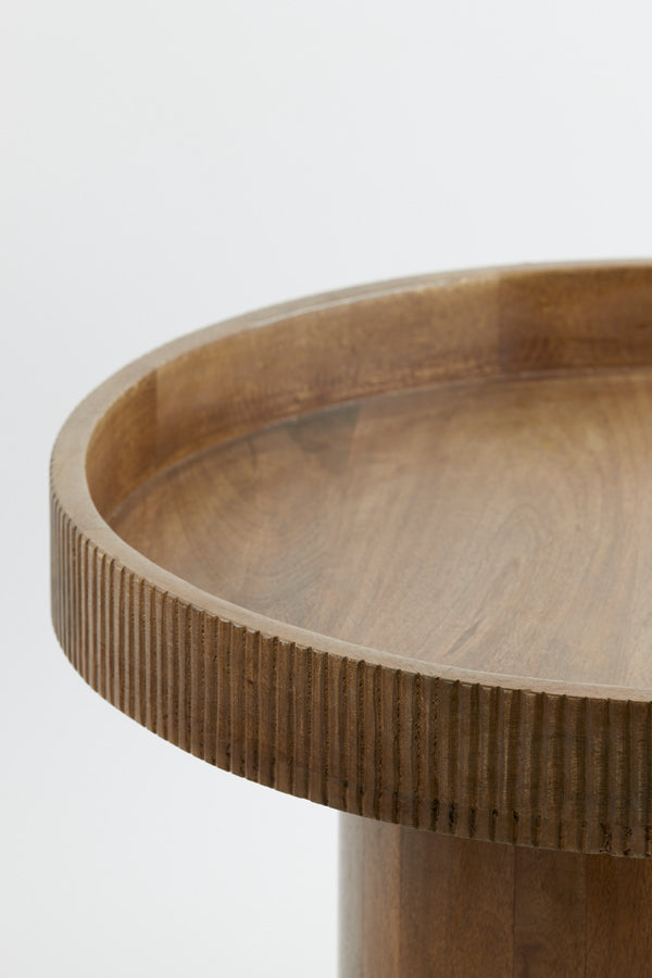 Light &amp; Living - Table d'appoint 'Kalomo' (Taille L, Bois, Marron Foncé)