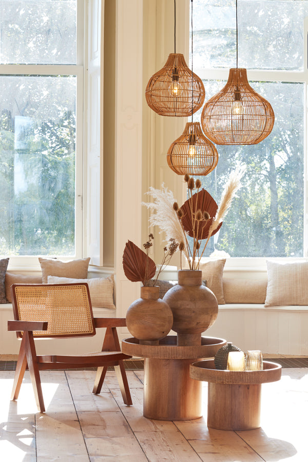 Light &amp; Living - Table d'appoint 'Kalomo' (Taille L, Bois, Marron Foncé)