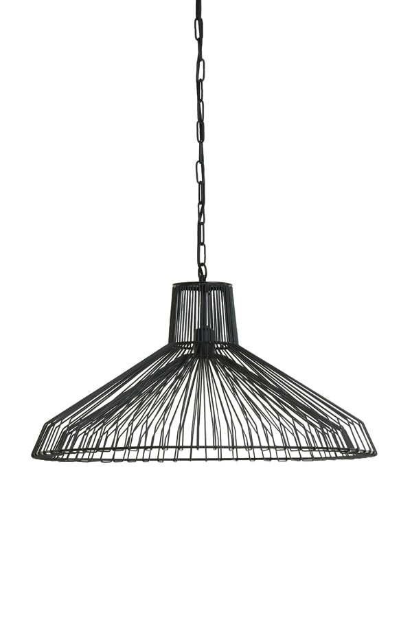 Light &amp; Living - Lampe suspendue 'Kasper' (Noir mat)