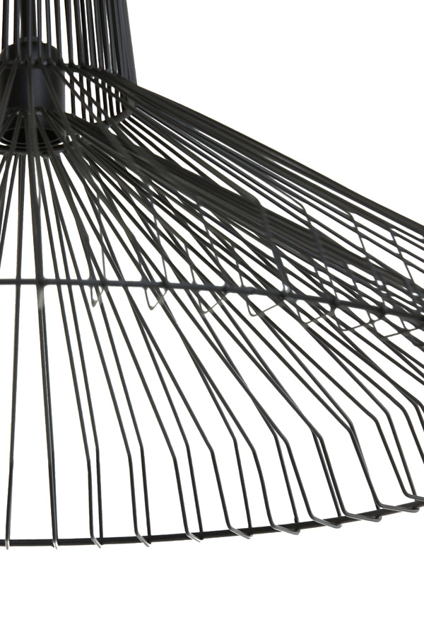 Light &amp; Living - Lampe suspendue 'Kasper' (Noir mat)