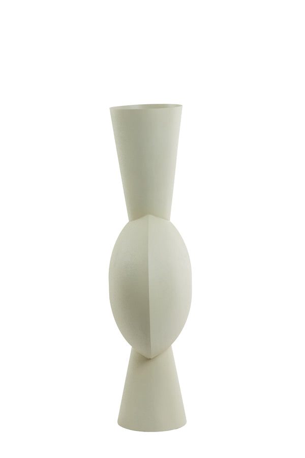 Light &amp; Living - Vase 'Kavandu' (81cm hoch, Hellgrau)