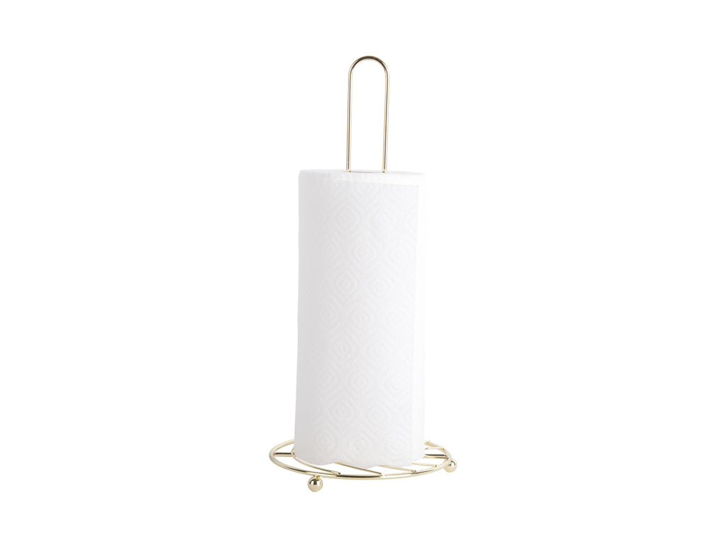 Present Time - Keukenrolhouder 'Wired' (Gold Plated)