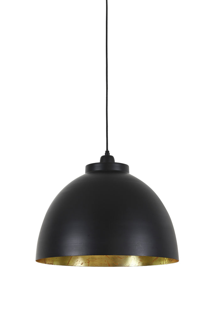 Light & Living - Hanglamp 'Kylie' (Zwart & Goud)