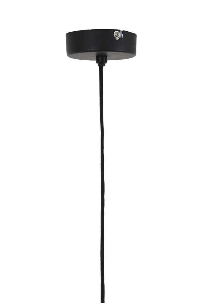 Light &amp; Living - Lampe suspendue 'Kylie' (Noir &amp; Or)