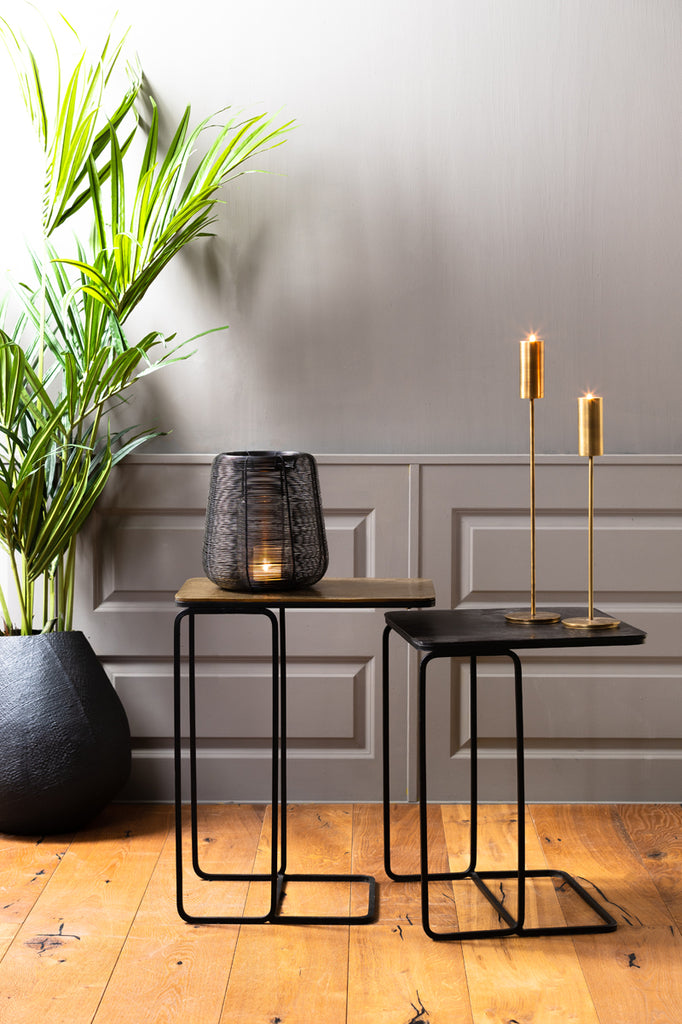 Light &amp; Living - Tables d'appoint 'Laja' (Lot de 2, Bronze Cuivré Antique)