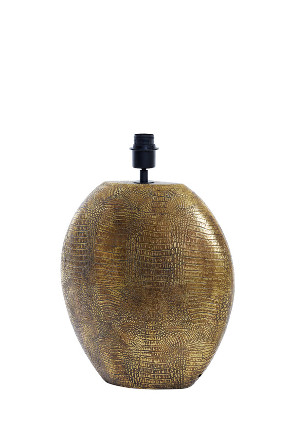 Light &amp; Living - Pied de lampe 'Skeld' (39cm de haut, Bronze Antique)