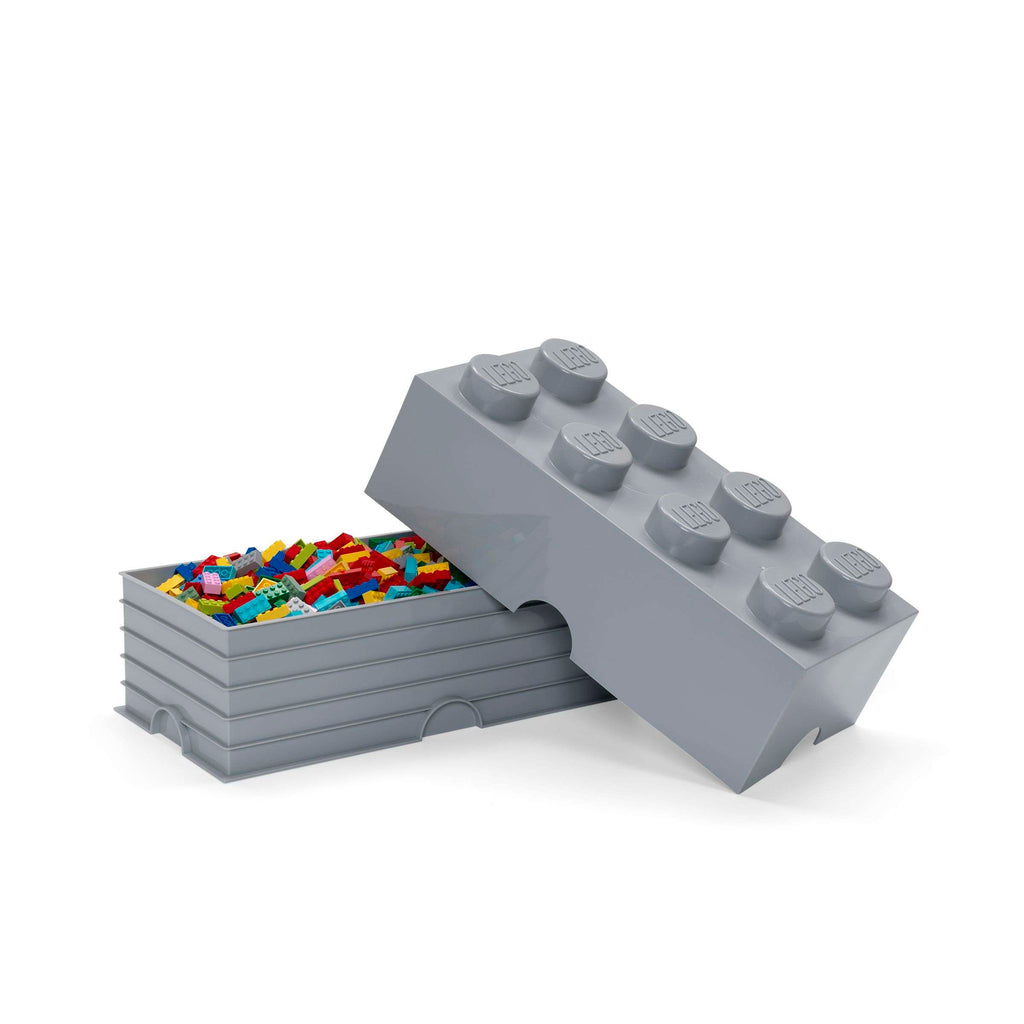 Lego - Opbergbox 'Brick 8' (Grijs)