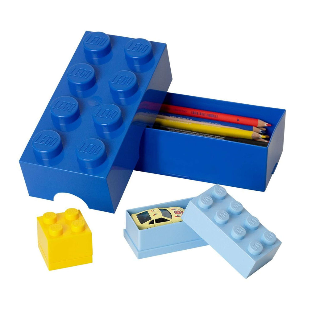 Lego - Opbergbox 'Mini Brick 4' (Geel)