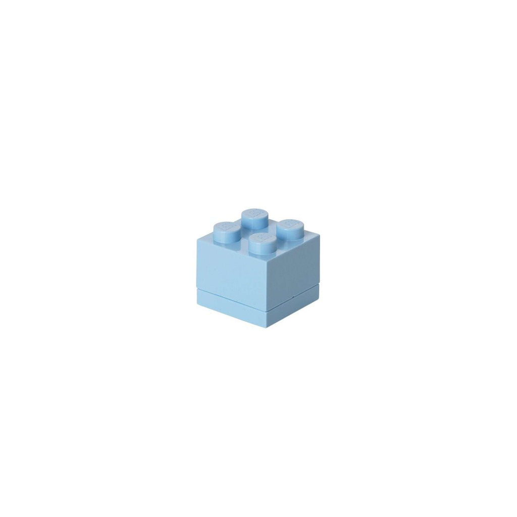 Lego - Opbergbox 'Mini Brick 4' (Lichtblauw)