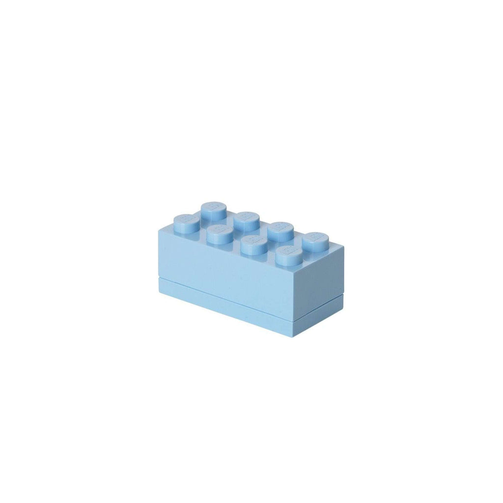 Lego - Opbergbox 'Mini Brick 8' (Lichtblauw)