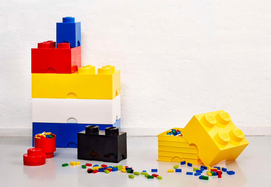 Lego - Opbergbox 'Brick 1' (Vierkant, Blauw)