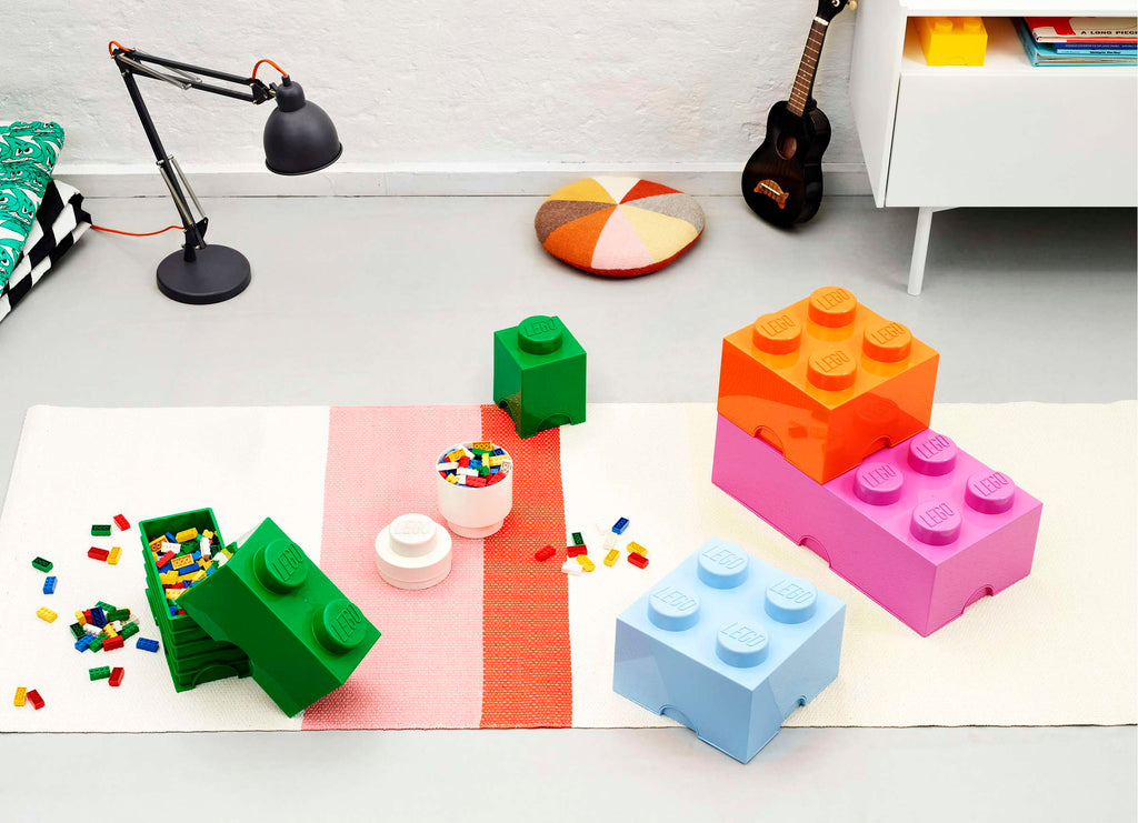 Lego - Opbergbox 'Brick 1' (Vierkant, Groen)
