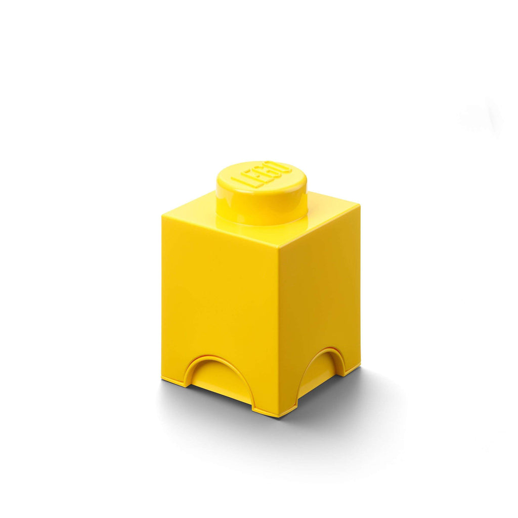 Lego - Opbergbox 'Brick 1' (Vierkant, Geel)