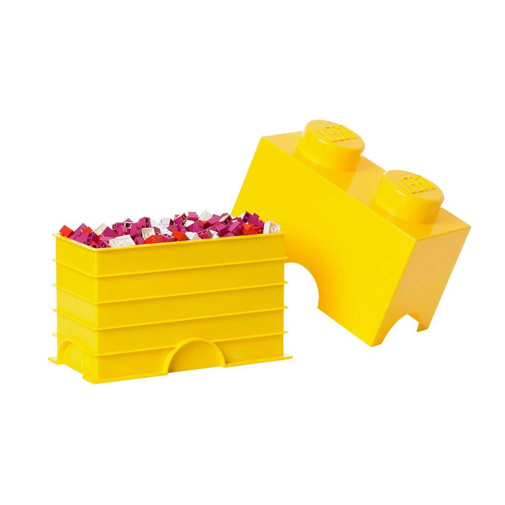 Lego - Aufbewahrungsbox 'Brick 2' (Gelb)