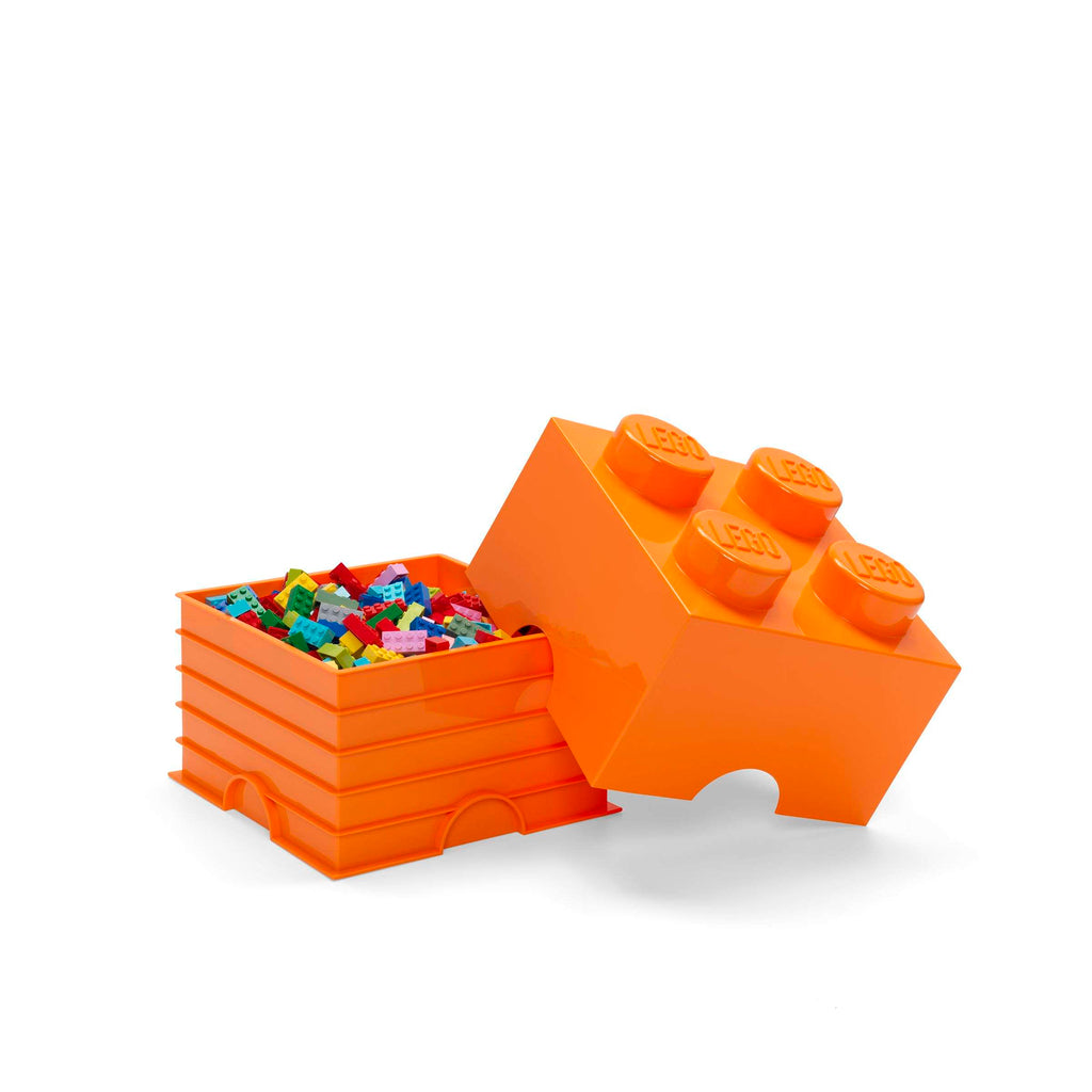 Lego - Opbergbox 'Brick 4' (Oranje)