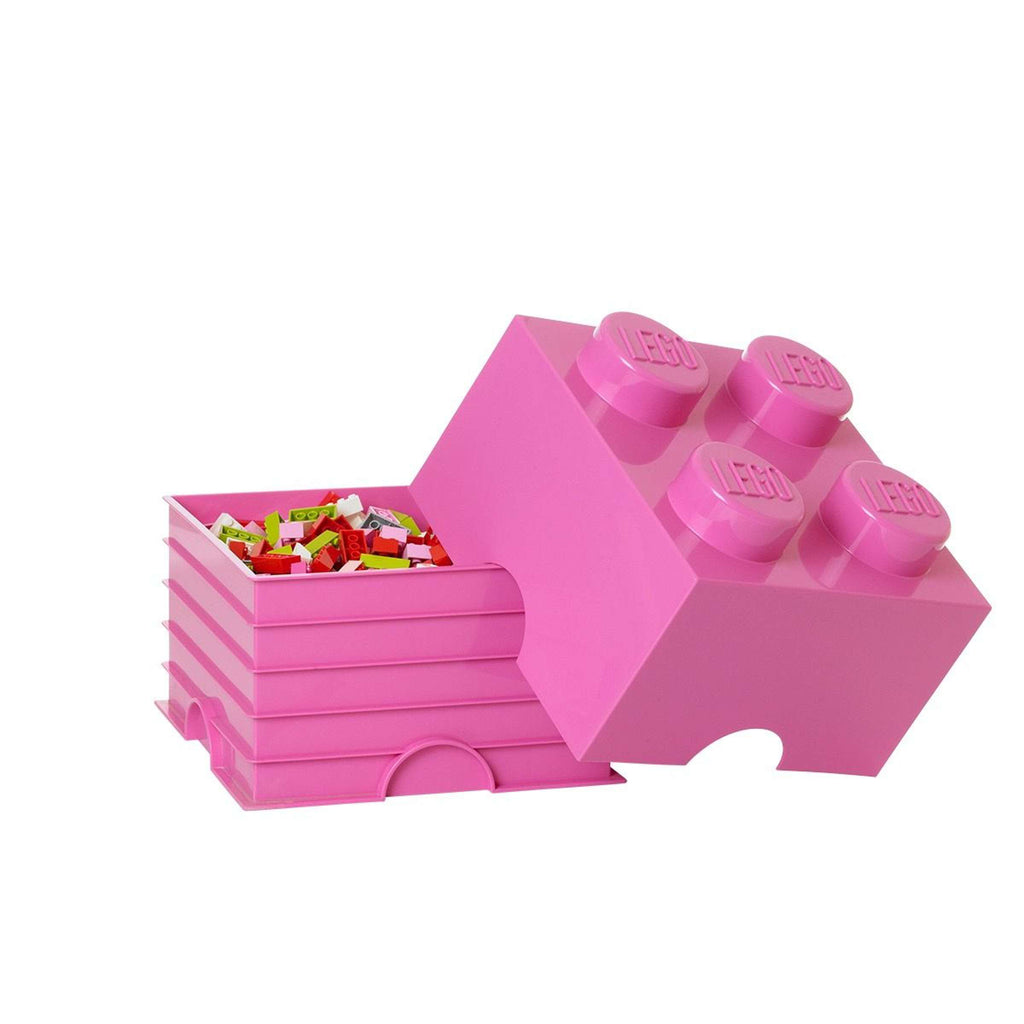 Lego - Opbergbox 'Brick 4' (Roze)