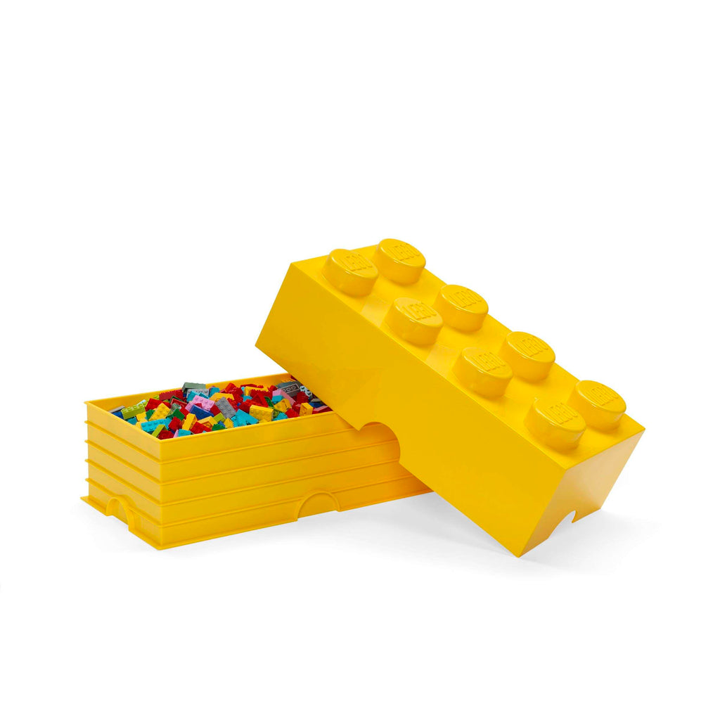 Lego - Opbergbox 'Brick 8' (Geel)