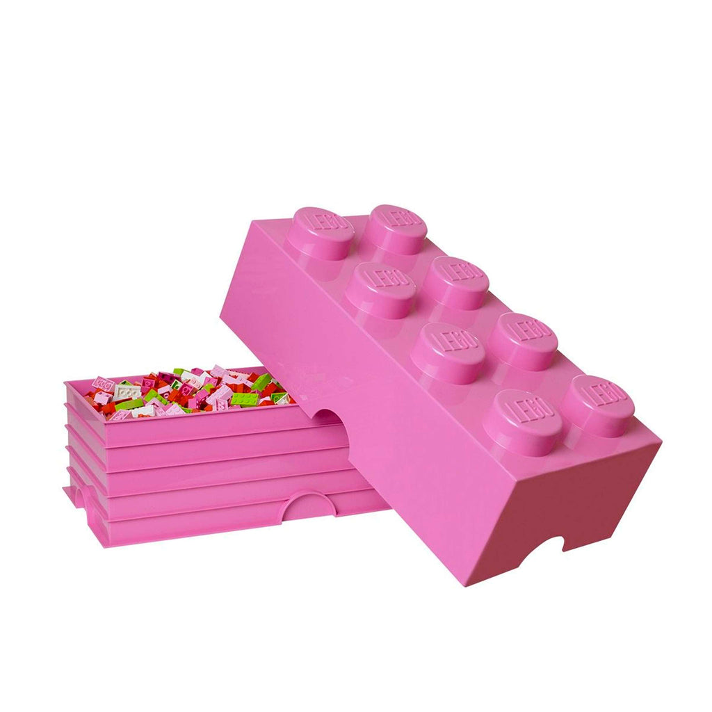Lego - Opbergbox 'Brick 8' (Roze)