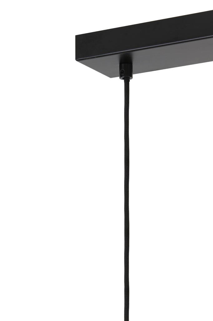 Light & Living - Hanglamp 'Lekar' (3 stuks, glas, Antique Bronze)