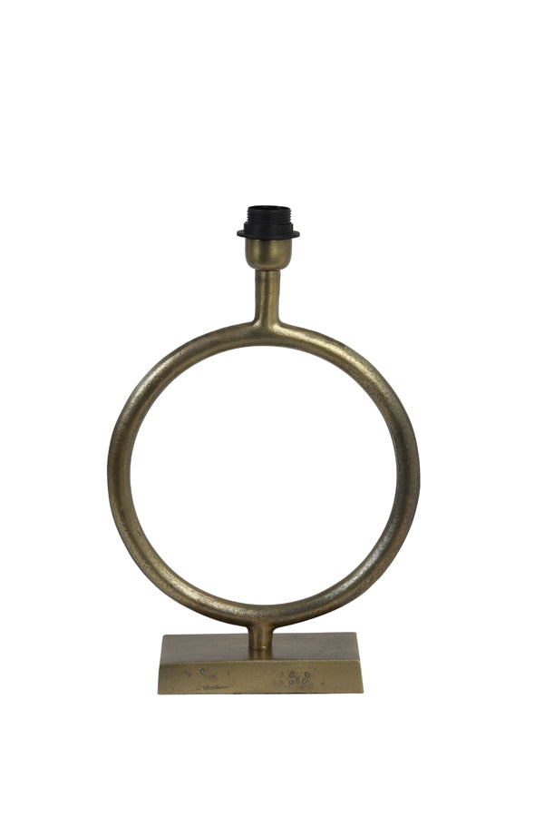 Light &amp; Living - Pied de lampe 'Livu' (35 cm de haut, Bronze Antique Brut)