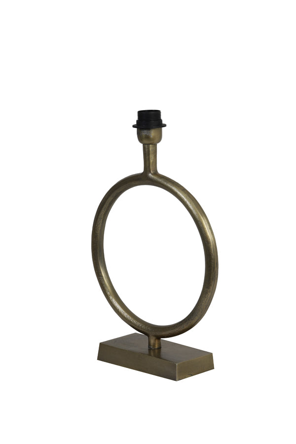 Light &amp; Living - Pied de lampe 'Livu' (35 cm de haut, Bronze Antique Brut)