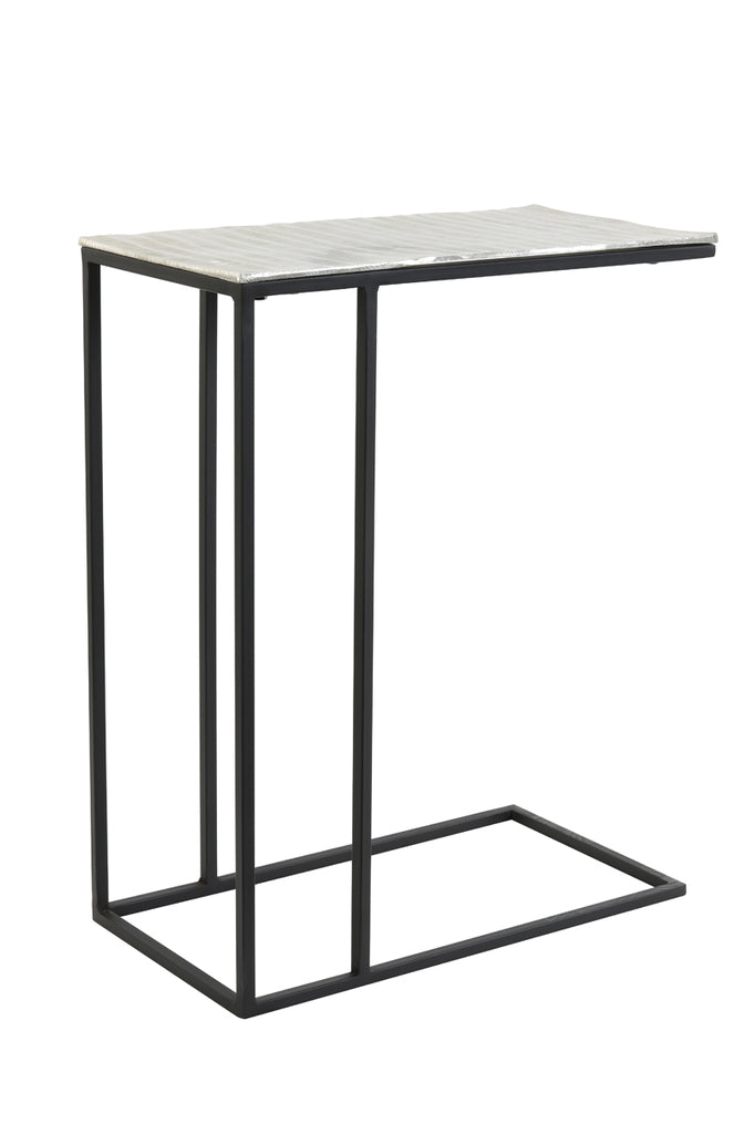 Light &amp; Living - Table d'appoint 'Macy' (Nickel)