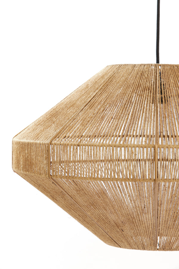 Light &amp; Living - Lampe suspendue 'Mallow' (Taille L, Jute, Naturel)