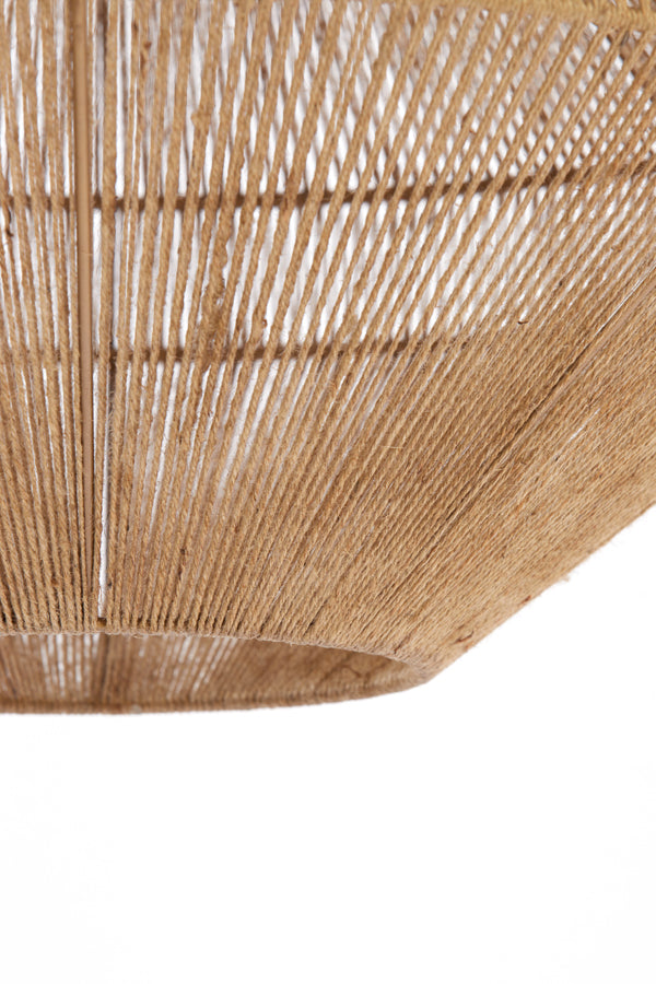 Light &amp; Living - Lampe suspendue 'Mallow' (Taille L, Jute, Naturel)