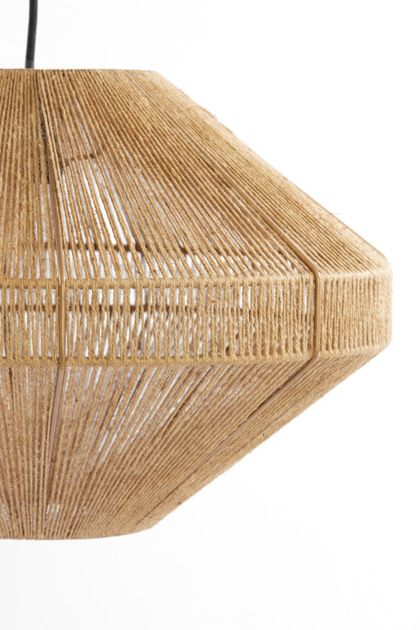 Light &amp; Living - Lampe suspendue 'Mallow' (Taille S, Jute, Naturel)