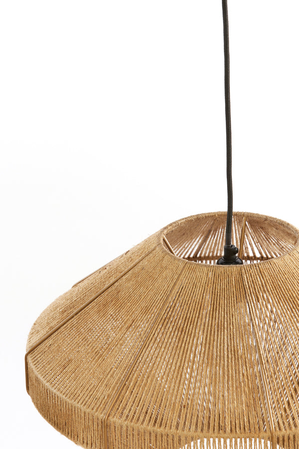 Light &amp; Living - Lampe suspendue 'Mallow' (Taille S, Jute, Naturel)