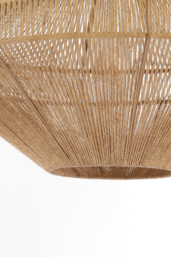 Light &amp; Living - Lampe suspendue 'Mallow' (Taille S, Jute, Naturel)