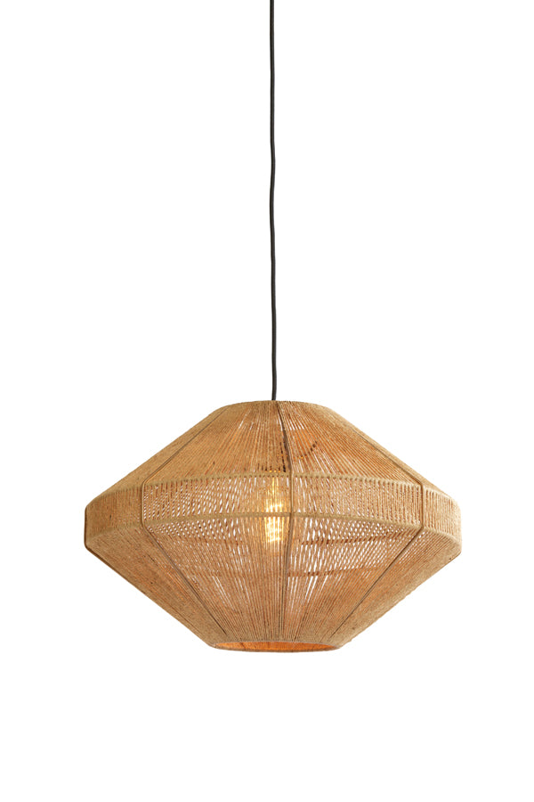 Light &amp; Living - Lampe suspendue 'Mallow' (Taille S, Jute, Naturel)