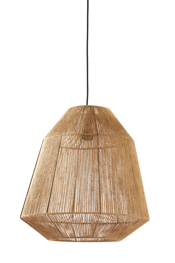 Light &amp; Living - Lampe suspendue 'Malva' (Taille M, Jute, Naturel)